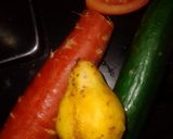 A picture of step 1 of Mix vegetable salad.