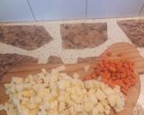 Foto del paso 1 de la receta: Ensalada de arveja, zanahoria y tomate