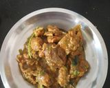 A picture of step 17 of Chettinad chicken fry.