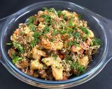 A picture of step 5 of Savory Chana-Aloo Chaat.