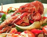 Foto langkah ke 4 dari resep Lobster Danau Saus Tiram ~ Gurih-pedes-seger 😤.