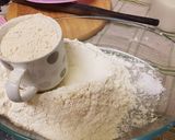 A picture of step 2 of Chapati type 2.