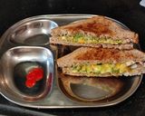 A picture of step 4 of Healthy Avocado cheese toast recipe.