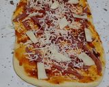 Foto langkah ke 3 dari resep Roti Pizza Tanpa Ulen (Eggless).