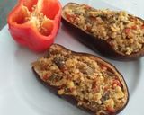 Foto del paso 1 de la receta Berenjenas rellenas con ricota