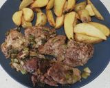 Pas rețetă Creier de porc cu cartofi wedges 2 fotografie