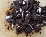 Foto langkah ke 1 dari resep Puding Oreo.