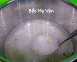 Hình bước làm 1 của món Canh rau tần ô nấu cá thác lác viên