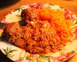Foto del paso 7 de la receta: Amondigas cocoritas y arroz encebollado