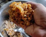 A picture of step 2 of Ukdiche modak.