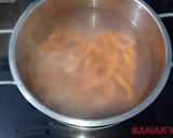 Hình bước làm 9 của món Bánh Canh Gấc Bò Viên