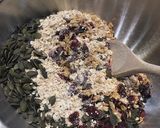 A picture of step 2 of No Bake Summer Granola Bars.