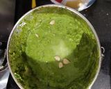 A picture of step 3 of Garlic til coriander chatani.