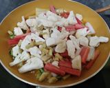 A picture of step 2 of Mixed Veg pickle.