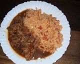 A picture of step 7 of Pumpkin rice #authormarathon #myuniquericerecipecontest.