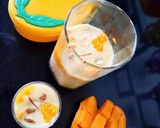 A picture of step 6 of Mango Phirni.