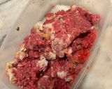 Foto del passaggio 1 della ricetta Le polpette più buone…cipolle e birra
