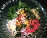 A picture of step 2 of Suji oats handvo pops.