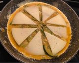 Foto del paso 7 de la receta Tortilla de Calabacín rellena de queso Manchego