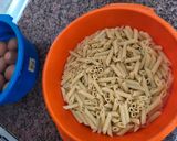 Foto del paso 9 de la receta: Ensalada de pasta con maíz