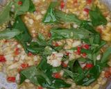 A picture of step 3 of Bitter gourd in salted egg yolks.