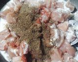 A picture of step 1 of Chicken makhni handi.