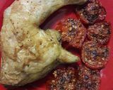 Foto langkah ke 1 dari resep Tomat Parmesan Panggang #ketofriendly.