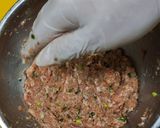 รูปขั้นตอนการทำที่ 5 ของ หมูก้อนปลาเค็มทอด สูตรไร้แป้ง