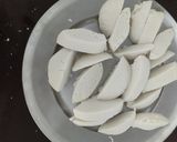A picture of step 1 of Idli Wedges.