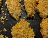 Une image de l'étape 3 de Nuggets croustillants panés aux corn-flakes (comme au KFC).