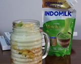 Foto langkah ke 5 dari resep Avocado Gula Aren with Matcha Latte.