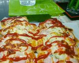 Hình bước làm 6 của món Bánh mì xúc xích nướng