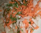 Foto del paso 1 de la receta: Salteado con fideos a la crema