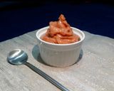 صورة لخطوة 3 من وصفة سوربيه الخوخ والنكتارين🍨 Peach and nectarine sorbet
