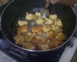 A picture of step 2 of Yogurt tamarind khatti kadhi with pakora...