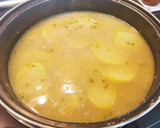 Foto del paso 5 de la receta: Patatas con rape rebozado y en salsa verde
