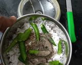 A picture of step 3 of Moru curry / dahi curry.
