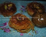 A picture of step 13 of Bird nest sweet.