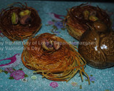 A picture of step 13 of Bird nest sweet.