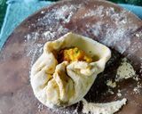 A picture of step 2 of Aloo paratha with Dahi.