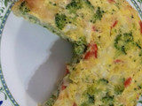 Pastel de brócoli y coliflor