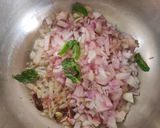 A picture of step 3 of Chicken curry.