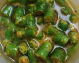 A picture of step 4 of Fresh Mirchi pickle.