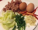 รูปขั้นตอนการทำที่ 1 ของ แหนมผัดไข่