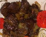 A picture of step 4 of Fried/ grilled beef sauce.