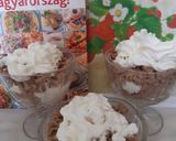 Gesztenyepure babapiskotaval es tejszínhabbal recept fázis 3 fotója