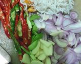 Foto langkah ke 1 dari resep Oseng labu tempe tahu semangit teri medan pete.