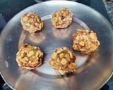 A picture of step 3 of Healthy dry fruits, pumpkin seeds and rose petals laddu.
