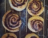 Gluténmentes, tojás,- tejmentes zabpehelylisztes kakaós csiga recept fázis 3 fotója