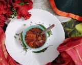 A picture of step 5 of Aam ka Galka(sweet and sour mango pickle).